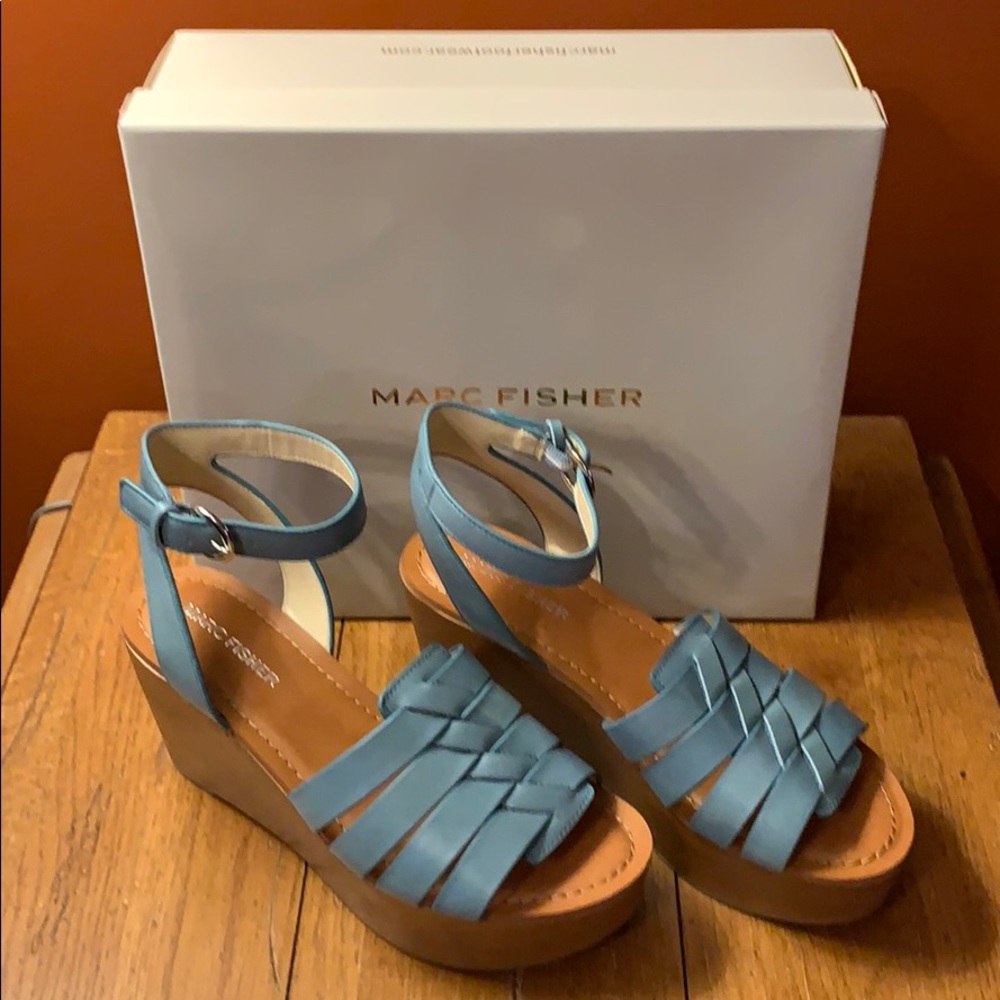 Marc Fisher wedge sandal size 7